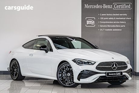 White 2025 Mercedes-Benz Cle200 Coupe Mhev