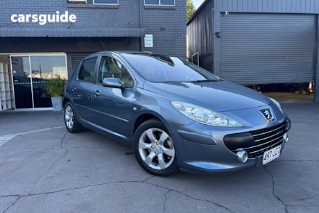 Grey 2007 Peugeot 307 Hatchback Xse Hdi 2.0