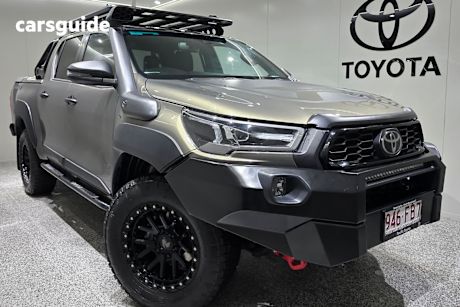 Brown 2022 Toyota Hilux Ute Tray RUGGED X 4X4