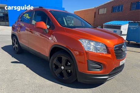 Orange 2016 Holden Trax Wagon Ls Black Edition