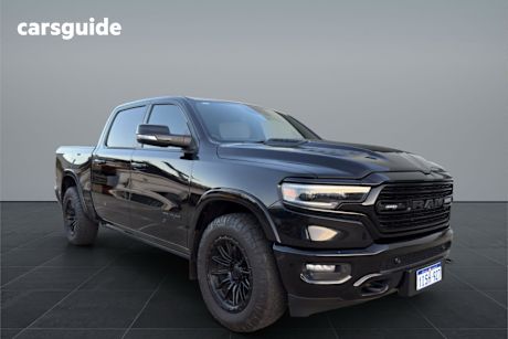 Black 2022 Ram 1500 Crew Cab Utility Limited