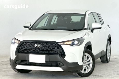 White 2024 Toyota Corolla Cross SUV GX F