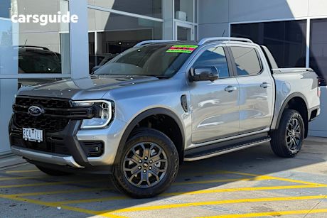 Silver 2024 Ford Ranger Ute Tray WILDTRAK 4X4