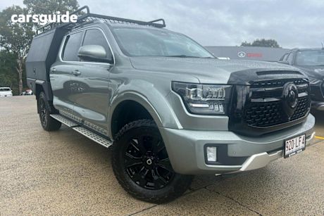 Grey 2024 GWM Cannon Alpha Dual Cab Utility Ultra (4X4)
