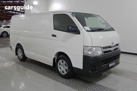 White 2012 Toyota HiAce Van Lwb