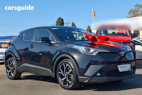Black 2017 Toyota C-HR SUV NGX10R KOBA WAGON 5DR S-CVT 7SP, 2WD 1.2T