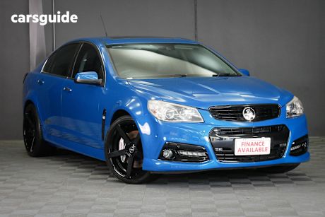Blue 2014 Holden Commodore Sedan Ss-V Redline