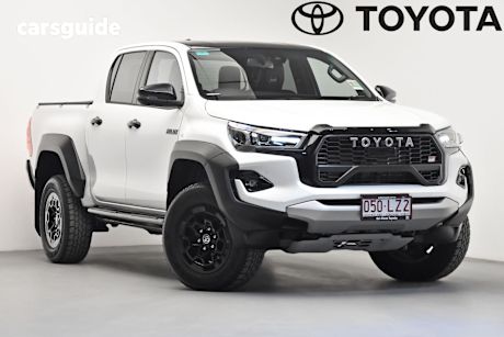 White 2024 Toyota Hilux Ute Tray GR SPORT 4X4
