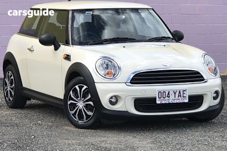 Yellow 2012 Mini Cooper Hatchback