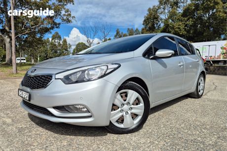 Silver 2014 Kia Cerato Hatch S F