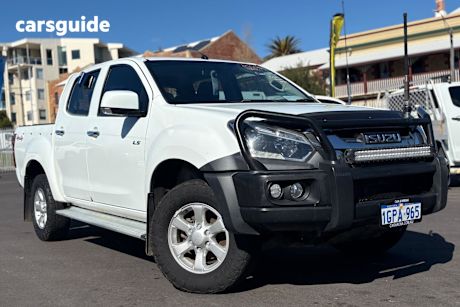 White 2018 Isuzu D-MAX Ute Tray LS-M 4X4