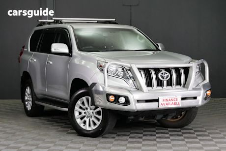Silver 2015 Toyota Landcruiser Prado Wagon Vx (4X4)