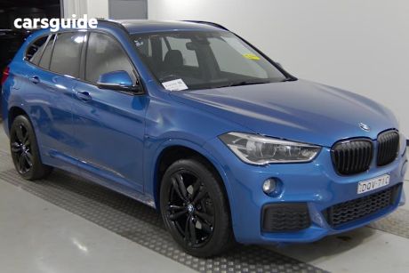 Blue 2016 BMW X1 Wagon sDrive 18D