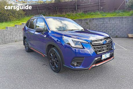 Blue 2024 Subaru Forester SUV 2.5I SPORT 4WD