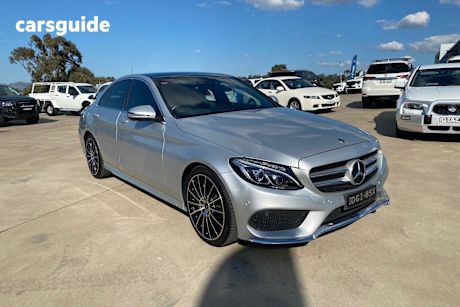 Silver 2017 Mercedes-Benz C-CLASS Sedan C200 R