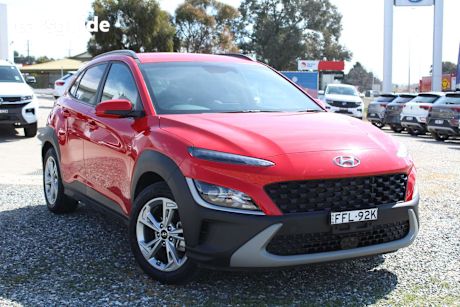 Red 2021 Hyundai Kona SUV ACTIVE F