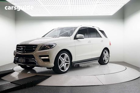 White 2013 Mercedes-Benz ML SUV ML350 BLUETEC 4X4