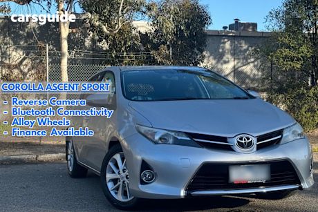 Silver 2013 Toyota Corolla Sedan ASCENT SPORT F