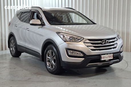 Silver 2016 Hyundai Santa FE Wagon Active Crdi (4X4)