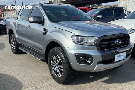 Grey 2020 Ford Ranger Double Cab Pick Up Wildtrak 3.2 (4X4)