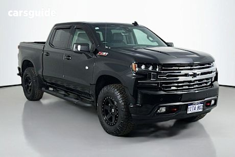 Black 2020 Chevrolet Silverado Crew Cab Utility 1500 Ltz Premium Tech Pack