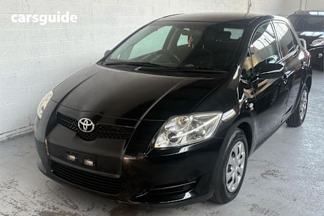 Black 2007 Toyota Corolla Hatchback Ascent