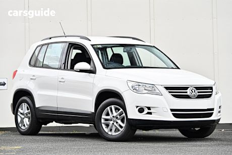 White 2010 Volkswagen Tiguan SUV 125TSI 4WD
