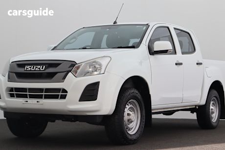 White 2018 Isuzu D-MAX Crew Cab Utility Sx Hi-Ride (4X2)