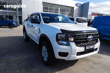 White 2023 Ford Ranger Ute Tray XL 4X4