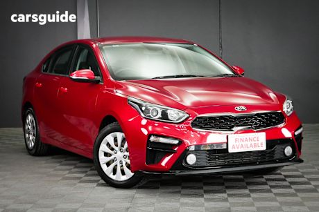 Red 2021 Kia Cerato Sedan S