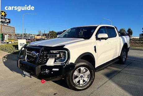 White 2024 Ford Ranger Ute Tray XLT 4X4