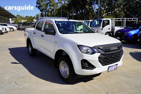 White 2025 Isuzu D-MAX Ute Tray SX 4X4
