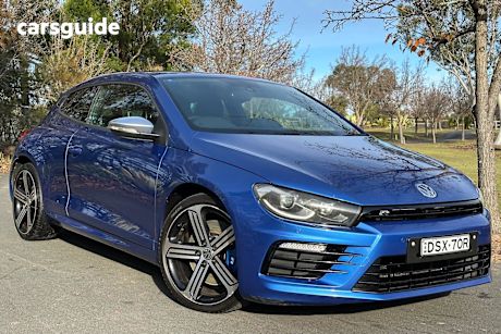 Blue 2015 Volkswagen Scirocco Coupe R