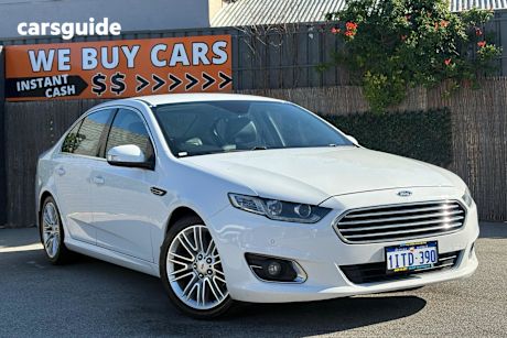 White 2016 Ford Falcon Sedan FG X G6E SEDAN 4DR SPTS AUTO 6SP, 4.0I