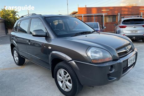 Grey 2008 Hyundai Tucson Wagon City Sx