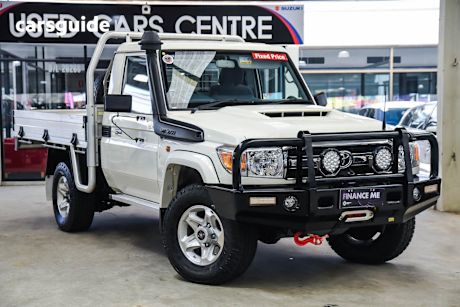 White 2020 Toyota Landcruiser Ute Tray GXL 4X4