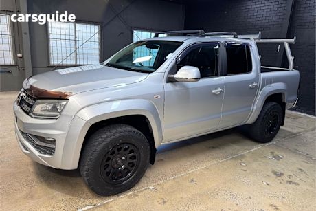 Silver 2017 Volkswagen Amarok Dual Cab Utility V6 Tdi 550 Highline