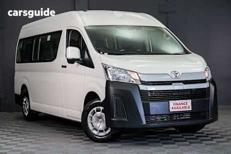 White 2023 Toyota HiAce Bus Slwb Commuter (12 Seats)