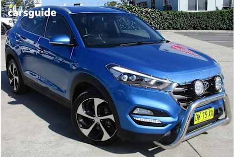 Blue 2016 Hyundai Tucson Wagon Elite (Awd)