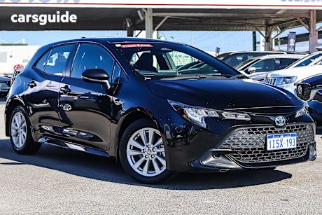 Black 2023 Toyota Corolla Hatch ASCENT SPORT HYBRID F