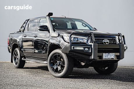 Black 2019 Toyota Hilux Double Cab Pick Up Rogue (4X4)