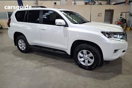 White 2022 Toyota Landcruiser Prado Wagon Gxl