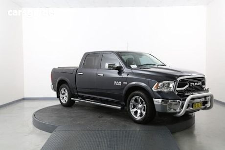 Black 2019 Ram 1500 Crew Cab Utility Laramie (4X4) Fd3.9 W/Ramboxes