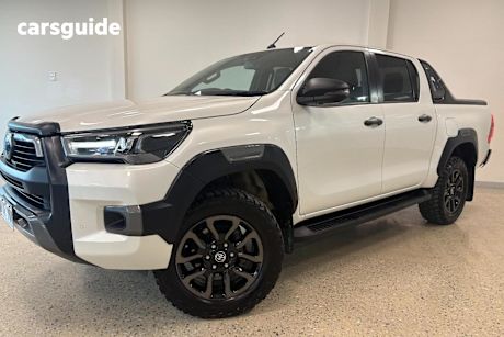 White 2021 Toyota Hilux Ute Tray ROGUE 4X4