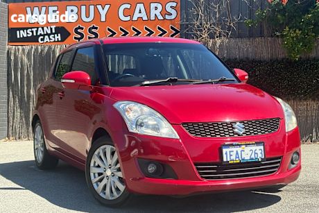 Red 2012 Suzuki Swift Hatch GLX F