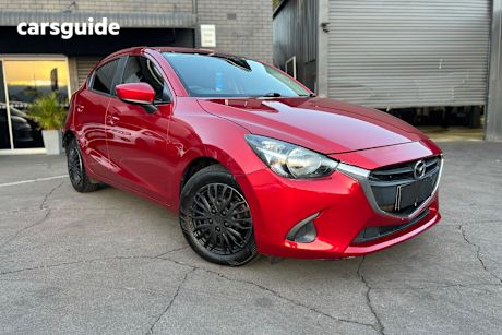 Red 2014 Mazda 2 Hatchback Neo