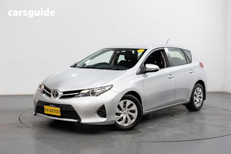 Silver 2013 Toyota Corolla Hatchback Ascent