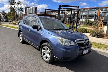 Blue 2013 Subaru Forester Wagon 2.5I