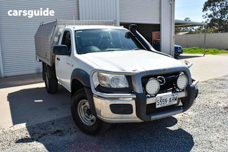 White 2008 Mazda BT-50 Cab Chassis B3000 Dx (4X4)
