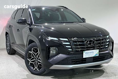Black 2021 Hyundai Tucson SUV ELITE N LINE 4X4